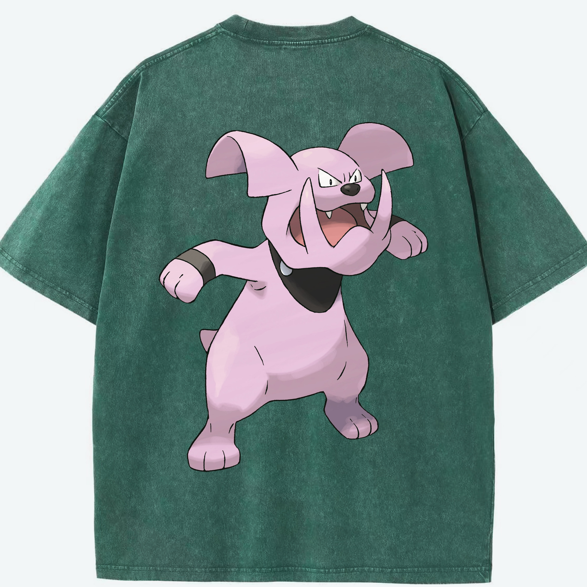 （画像用） ポケットモンスター Pokémon 綿100% ヴィンテージ風 半袖Tシャツ（背面プリント）